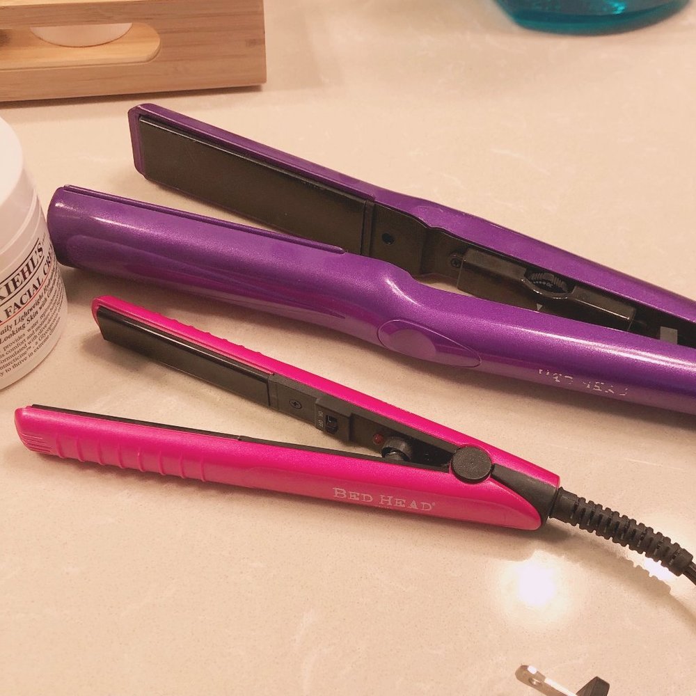 Bed Head Flat Iron Set - 1 Normal Size, 1 Mini